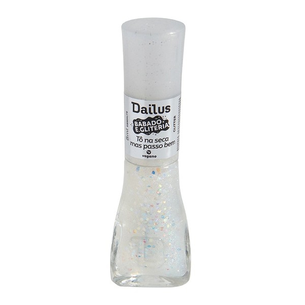 Dailus Esmalte Babado E Gliteria To Na Seca Mas Passo Bem 8ml 