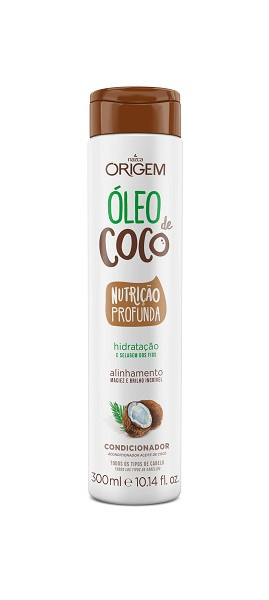 Origem Oleo De Coco Nutriçao Profunda Condicionador 300ml 