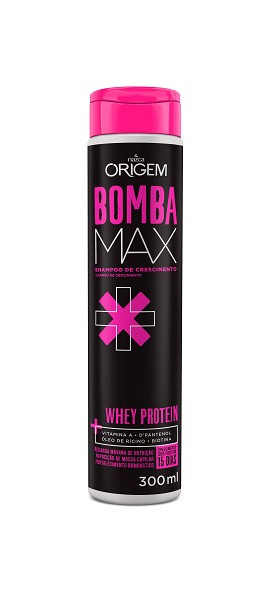Origem Bomba Max Whey Protein Shampoo 300ml 