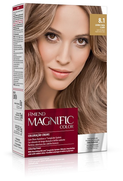 Amend Magnific Color 8.1 Louro Cinza Claro 
