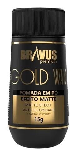 Bravus Pomada Em Po Gold Wax 15g 