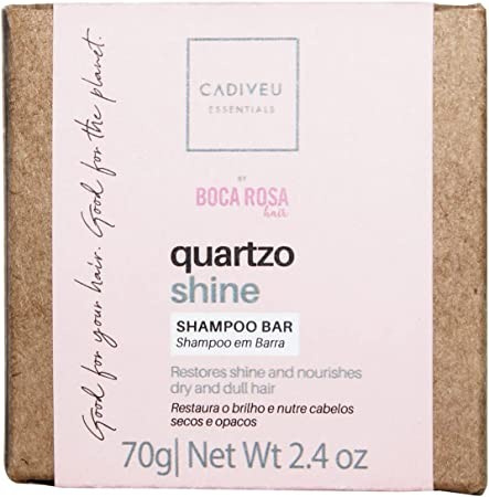 Cadiveu Quartzo Shine By Boca Rosa - Shampoo Em Barra 70g 