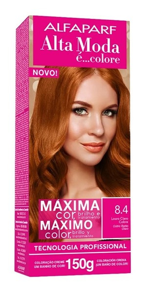 Alta Moda 8.4 Louro Claro Cobre 150g 