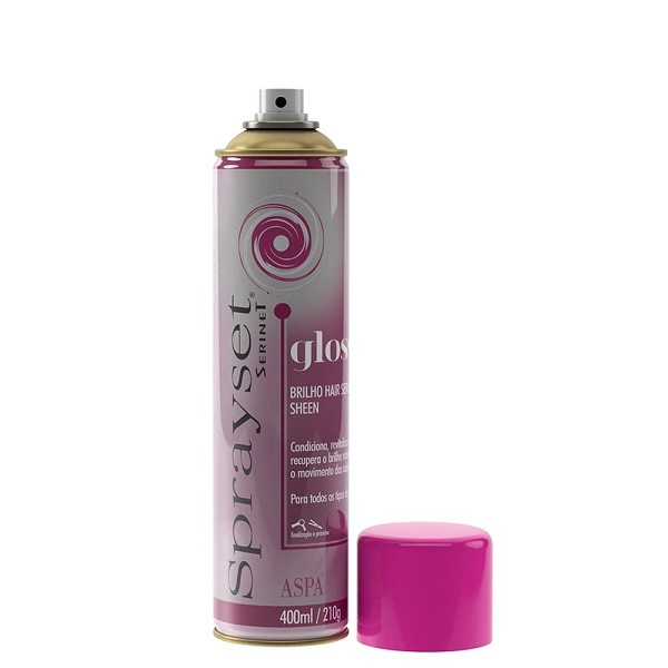 Spray Set Gloss Brilho Hair Serun Sheen 400ml 