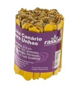 Raskalo Lixa Mini Pacote Com 100 Unidades - Canario Ref:2570 