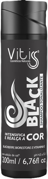 Vitiss Sh Black Tonalizante 200ml 