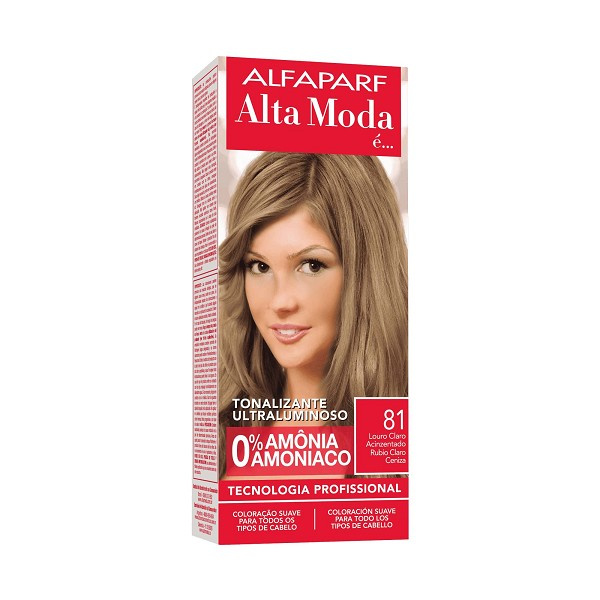 Alta Moda Tonalizante 81 Louro Claro Acizentado 150g 