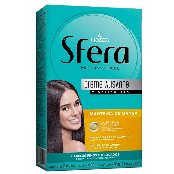 Sfera Creme Alisante Tioglicolato Manteiga De Manga 80g 