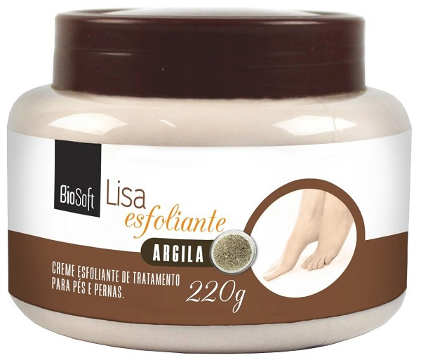 Bio Soft Lisa Esfoliante Argila Pes E Pernas 220g 
