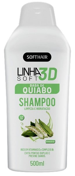 Softhair Baba De Quiabo Shampoo 3d 500ml 
