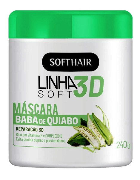 Softhair Baba De Quiabo Mascara 3d 240g 