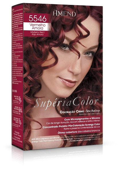 Amend Superia Color 5546 Vermelho Amora 
