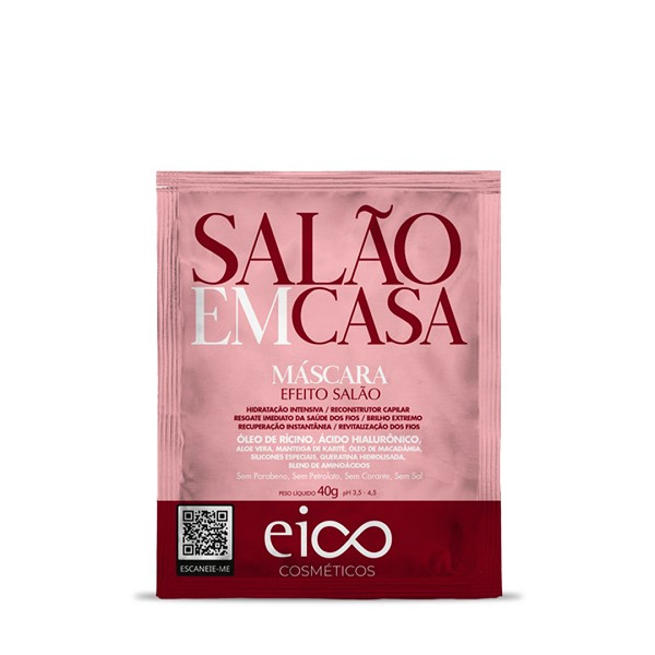 Eico Salao Em Casa Mascara Sache 2 Minutos 40g 