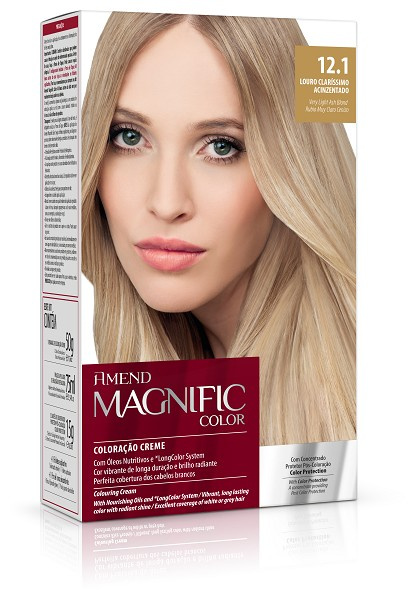 Amend Magnific Color 12.1 Louro Clarissimo Acinzentado 