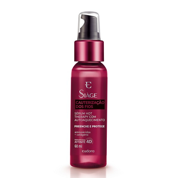 Eudora Siage Serum Auto Aquec. Caut. Dos Fios 60ml 