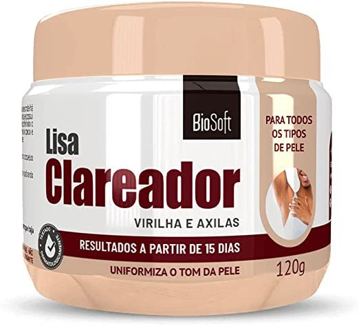 Bio Soft Lisa Clareador Virilhas E Axilas 120g 