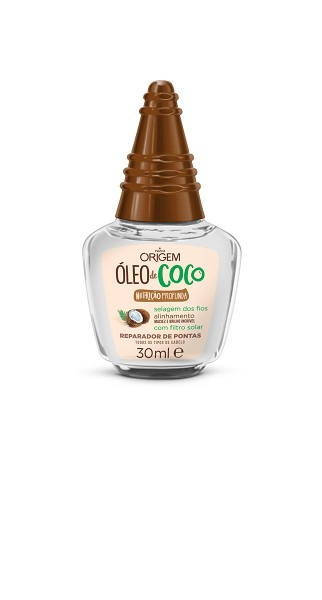 Origem Oleo De Coco Nutricao Profunda Reparador De Pontas 30ml 
