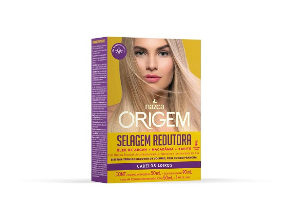 Origem Kit Selagem Redutora Cabelos Loiros 90ml 