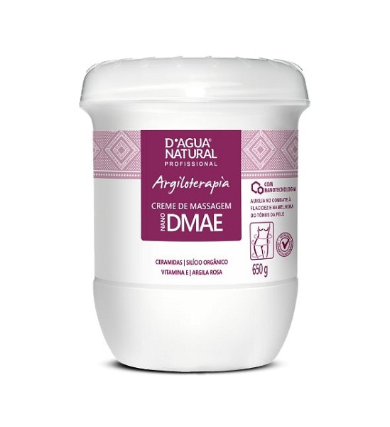D´agua Natural Creme Massagem Nano Dmae 650gr 
