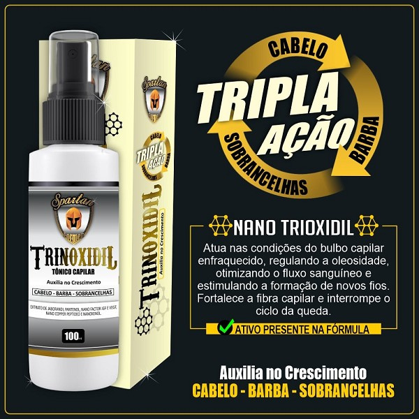 Trinoxidil Tonico De Crecimento Capilar 100 Ml 