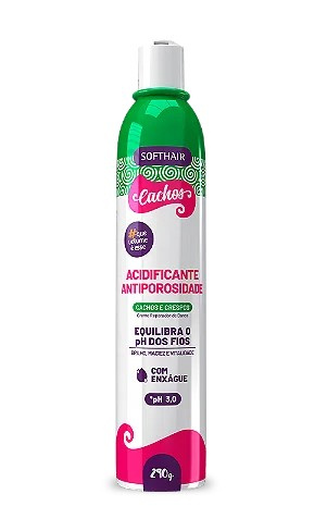 Softhair Acidificante Cachos Antiporosidade 390g 