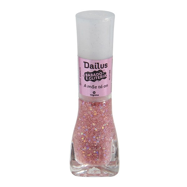 Dailus Esmalte Babado E Gliteria A Mae Ta On 8ml 
