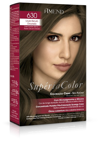 Amend Superia Color 630 Louro Escuro Dourado 