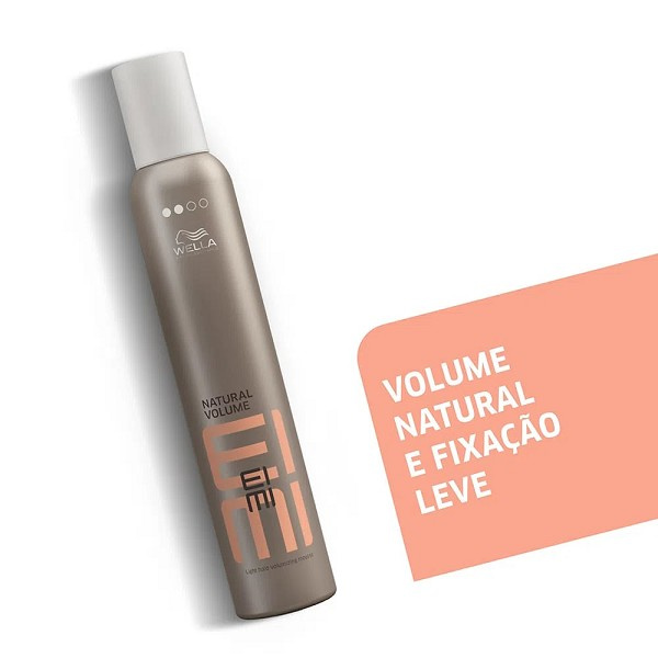 Wella Eimi Natural Volume Espuma De Volume Fixacao Leve 300ml 