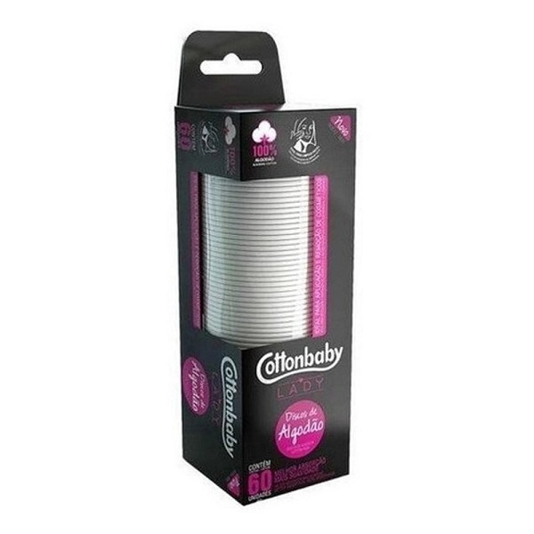 Cottonbaby Lady Algodao Disco Com 50 Unidades 