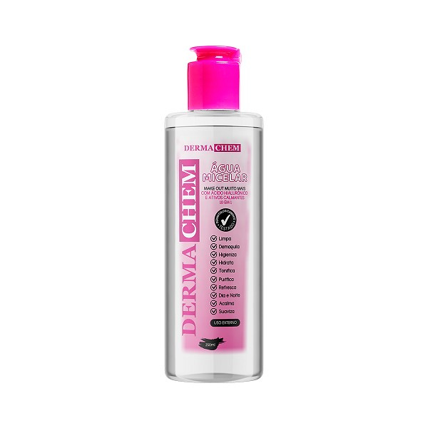 Derma Chem Agua Micelar Acido Hialuronico 250ml 