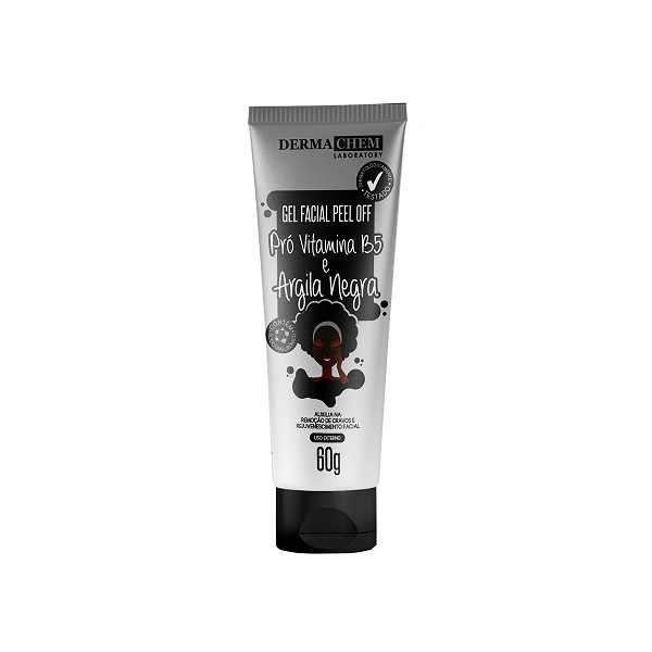 Derma Chem Gel Peel Off Argila Negra Dermachem 60g 