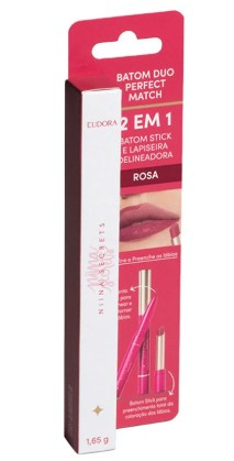 Eudora Niina Batom Duo Match Rosa 1,65g 