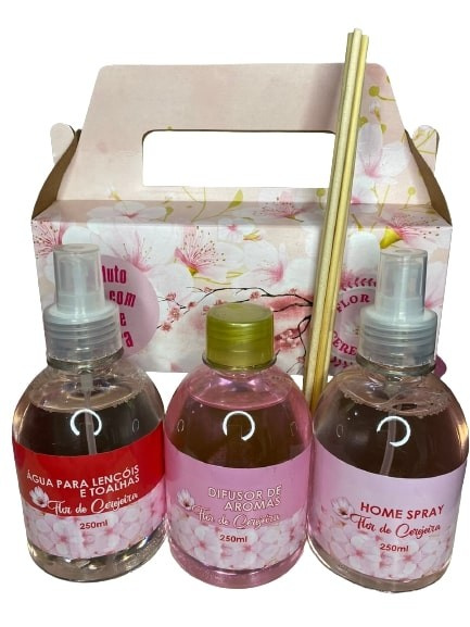 Perfumaria Brasil Kit Trio Flor De Cerejeira Ref:520101708 
