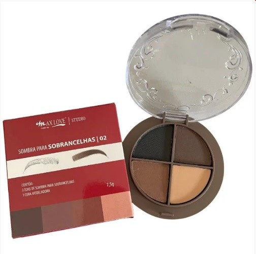 Max Love Sombra Para Sobrancelhas Cor: 02 7,5g 