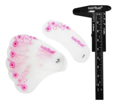 Macrilan Moldes Sobrancelha Com Paquimetro 