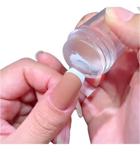 D&z Carimbo De Unha Francesinha Transparente Pequeno Ref:8860 