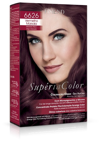 Amend Superia Color 6626 Vermelho Marsala 