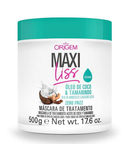 Origem Max Liss Oleo Coco&tamarindo Mascara 500g 