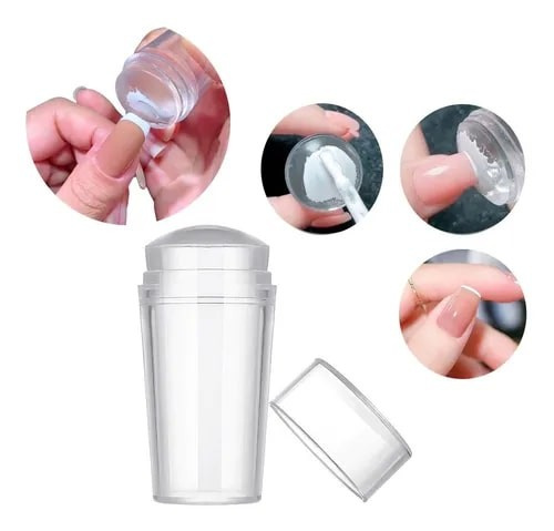 D&z Carimbo De Unha Francesinha Transparente Pequeno Ref:8860 