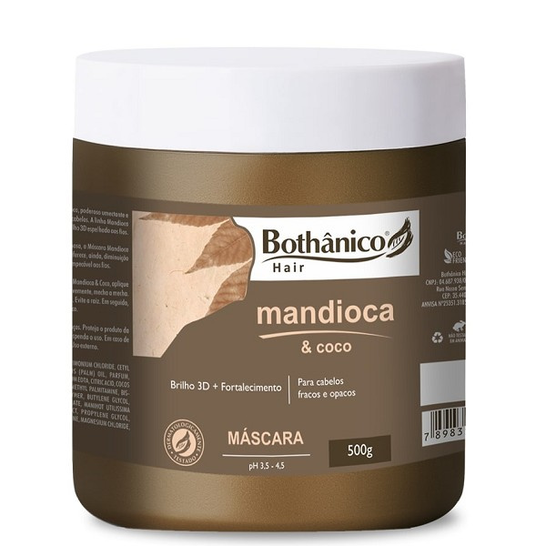 Bothanico Masc Mandioca&coco 500g 