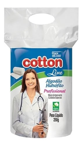 Cotton Algodao Hidrofilo Rolo 250gr 
