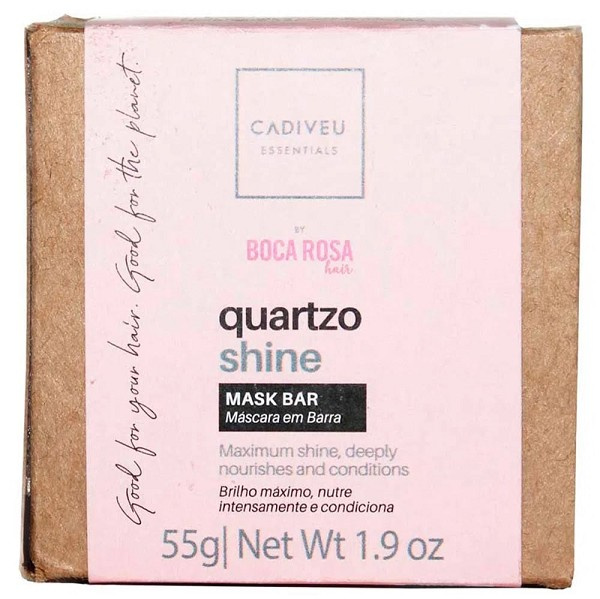 Cadiveu Quartzo Shine By Boca Rosa - Mascara Cond Em Barra 55g 