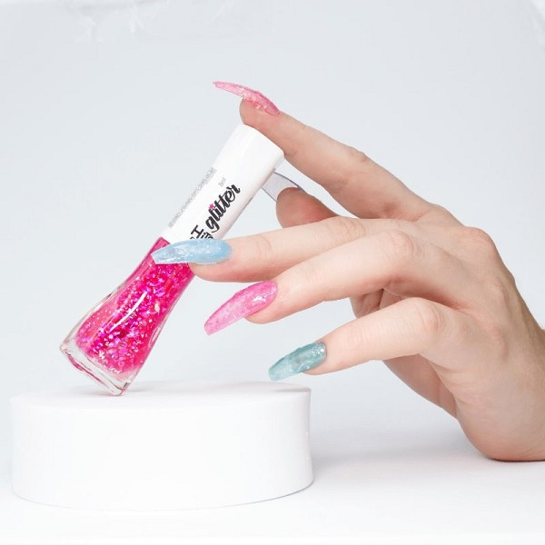 Hits Esmalte Glitter Jelly Cherry 5 Free 8ml 