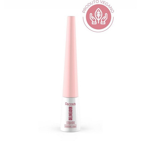 Ricosti Delineador Liquido Olhos Preto 3ml 