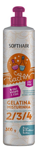 Softhair Cachos Gelatina Misturinha Low Poo 300gr 