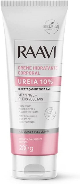Raavi Creme Hidrat Corporal Ureia 10% 200g (pa2462) 