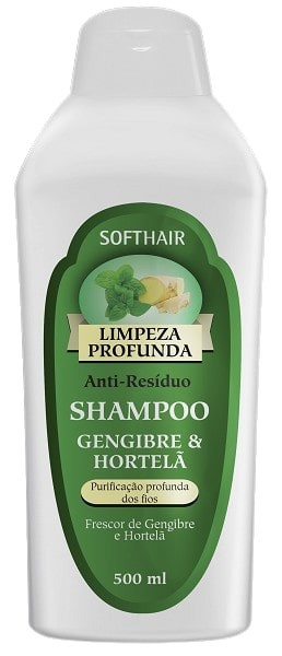 Softhair Limpeza Profunda Shampoo Anti Residuo Gengibre&hortela 500ml 