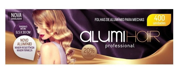 Alumi Hair Folhas Aluminio Com 400 Folhas 