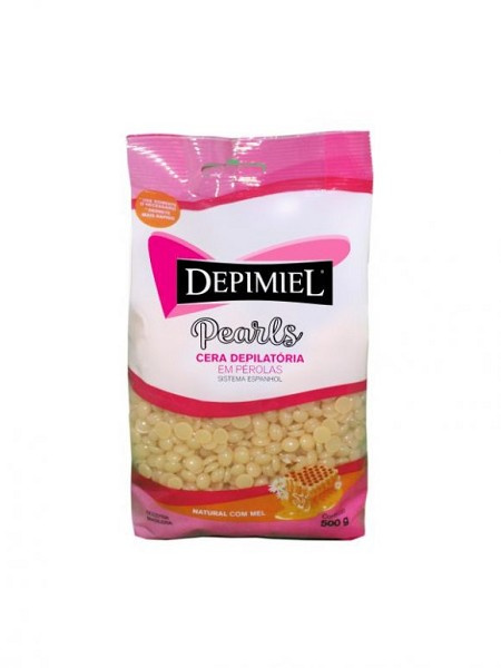 Depimiel Cera Natural Perolas 500g 