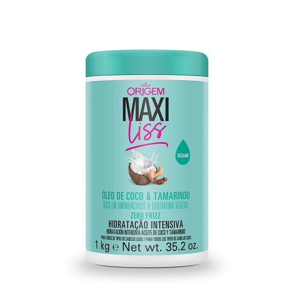 Origem Max Liss Oleo Coco&tamarindo Creme Tratamento 1kg 